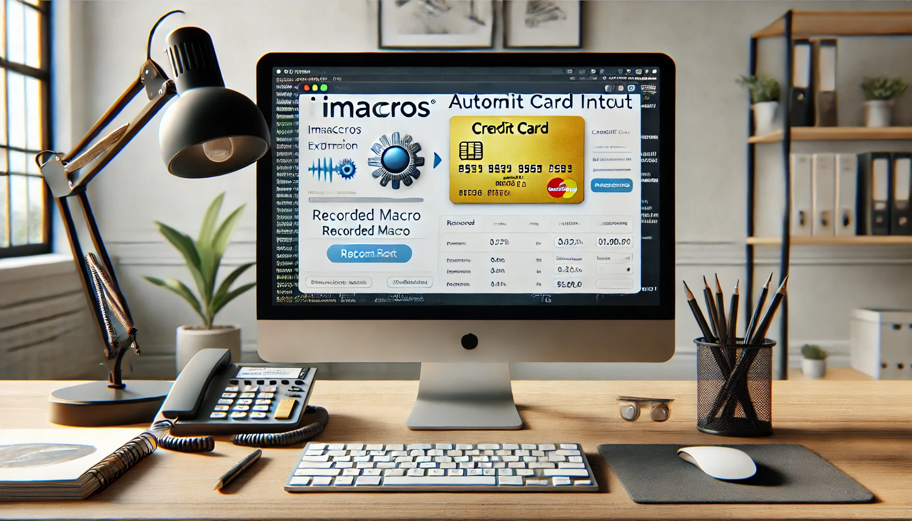 imacros burp credit card input pdf